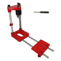 Accurate Positioning Belt Drilling Wood Drill Woodworking Locator Accessories Tool,Style:, Plastic (Red), Metal  (Red), Plastic  (Black), Metal (Black)