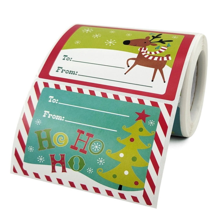 Christmas Gift Merchandise Decoration Sticker, A-388, A-389
