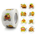 Halloween Pumpkin Car Sticker Holiday Gift Craft Decoration Sticker, 3.8cm / 1.5 Inch