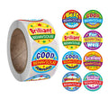 School Children Colored Round Award Stickers Gift Envelope Packaging Thank You Stickers, A-122 Stickers