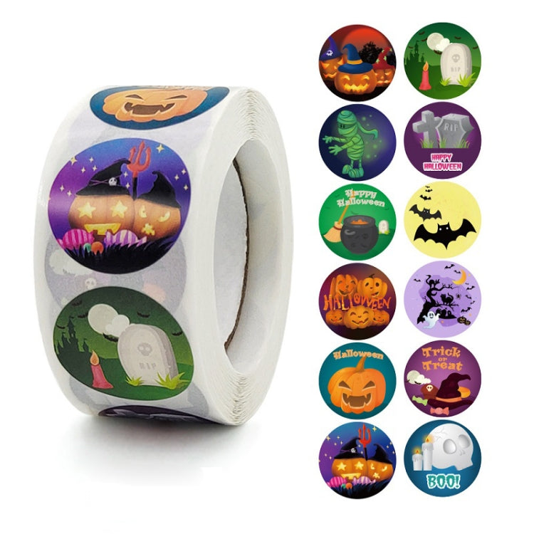 Halloween Childrens Toy Stickers Gift Decoration Gift Sealing Stickers, 2.5cm / 1 Inch