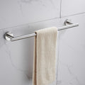 304 Stainless Steel With Grooved Bathroom Pendant Bathroom Shelf,Style:, Wire Drawing Single Rod 40cm, Wire Drawing  Towel Ring, Wire Drawing Hook, Paper Towel Holder A, Paper Towel Holder  B, Vertical Single Rod, Black Cloth Hook                      ...