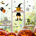 Halloween Decoration Stickers Pumpkin Lamp Spider Ghost Electrostatic Stickers,Style:, BQ040ABCD-45-46-47-48, BQ040ABCD-50-51, BQ041-42-43-44, BQ41-42-43-44-47-48, BQ049 + 050 + 052, BQ049 + 50 + 51 + (52 x 2), BQ049-51-52