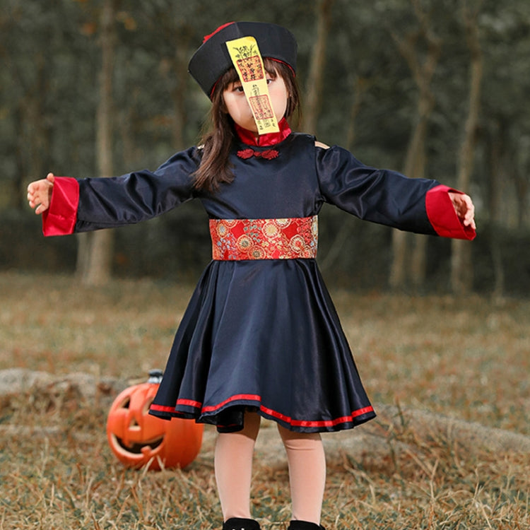 5812 Children Halloween Costumes Nightclubs Bars Carnival Parties Funny Role-Playing Horror Qing Dynasty Zombie Costumes, S, M, L