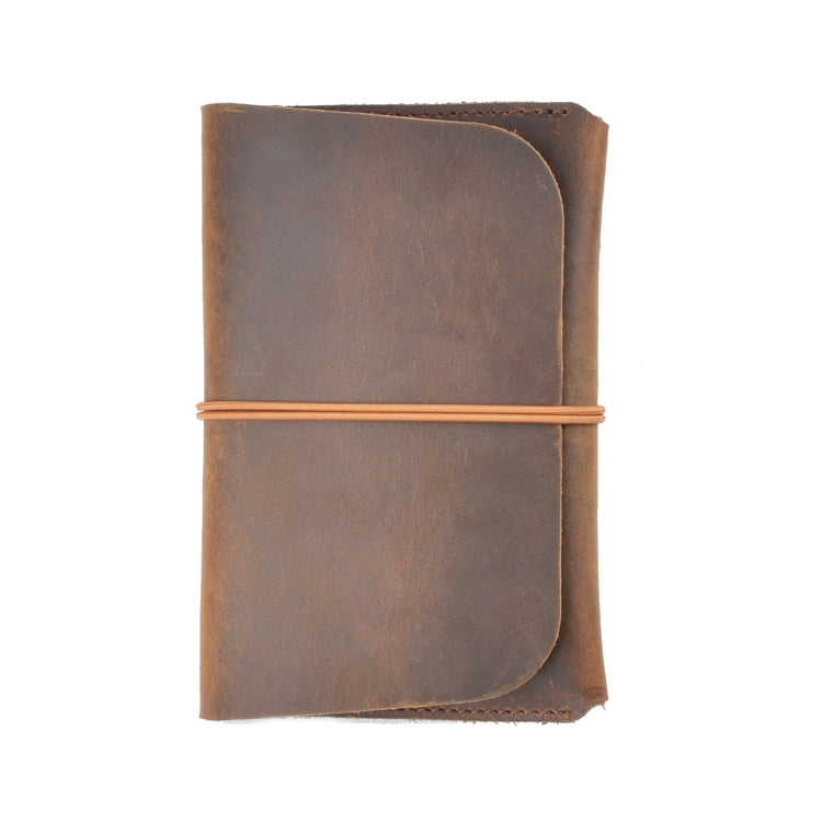Crazy Horse Skin  Passport Bag Document Holder Retro Boarding Pass Wallet Card Holder, Brown, Black, Ink Green, Wine Red, Blue, Coffee