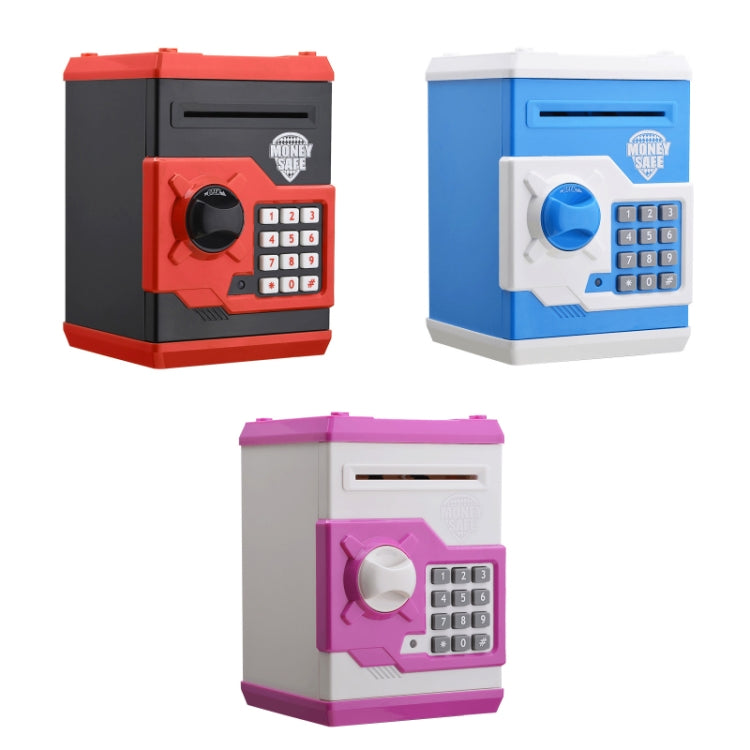 Password Safe Deposit Box Children Automatic Savings ATM Machine Toy, Black Red, White Blue, White Pink, Tyrant Gold, Silver, Red, Blue White, White Red, Rose Red, Panda, Reddish Black, Green, Red&Black
