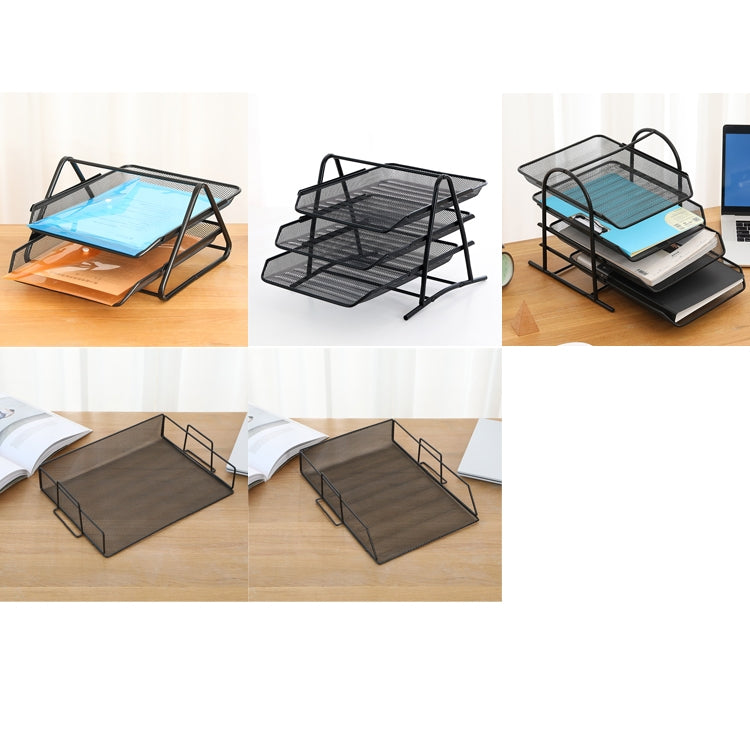 Net-Shaped File Rack Data Storage Frame Storage Rack Metal File Management Rack,Style:, Two-layer, Three-layer, Four-layer, Horizontal Single Layer, Vertical Single Layer