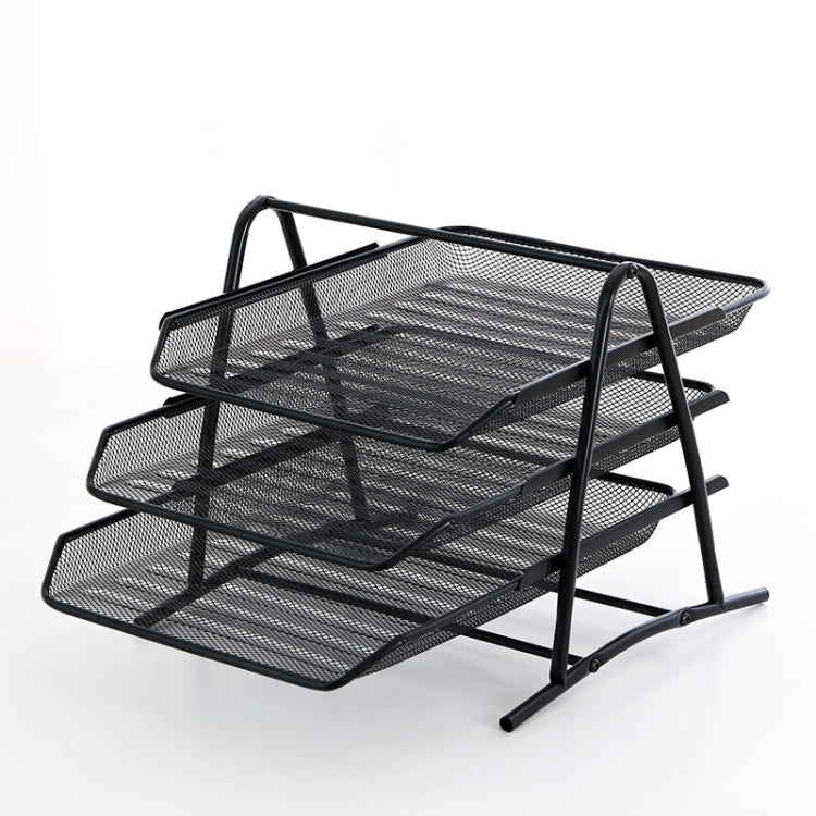 Net-Shaped File Rack Data Storage Frame Storage Rack Metal File Management Rack,Style:, Two-layer, Three-layer, Four-layer, Horizontal Single Layer, Vertical Single Layer