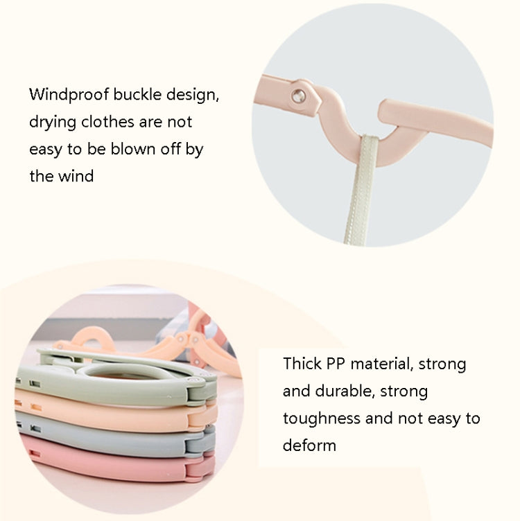 3pcs Portable Travel Folding Hanger Multi-Function Plastic Drying Rack, 3pcs Blue, 3pcs Pink, 3pcs Green, 3pcs Beige