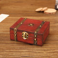 Antique Wooden Double Belt Jewelry Box，Specification：, Original Buckle, With Password Lock