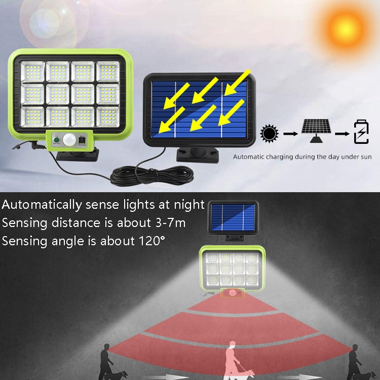 Outdoor Waterproof Solar Split Type Wall Light Human Induction Garden Corridor Household Street Light, 6 x 16 LED, 8 x 12 LED, 12 x 9 LED, 105 LED, 6 x 25 COB, 8 x 20 COB, 12 x 12 COB, 6 x 36 LED, 9 x 18 LED, 12 x 16 LED, 199 LED, 6 x 49 COB, 9 x 28 CO...
