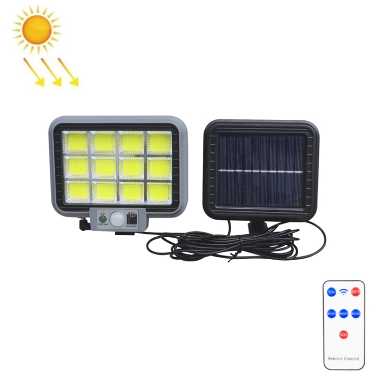 Outdoor Waterproof Solar Split Type Wall Light Human Induction Garden Corridor Household Street Light, 6 x 16 LED, 8 x 12 LED, 12 x 9 LED, 105 LED, 6 x 25 COB, 8 x 20 COB, 12 x 12 COB, 6 x 36 LED, 9 x 18 LED, 12 x 16 LED, 199 LED, 6 x 49 COB, 9 x 28 CO...