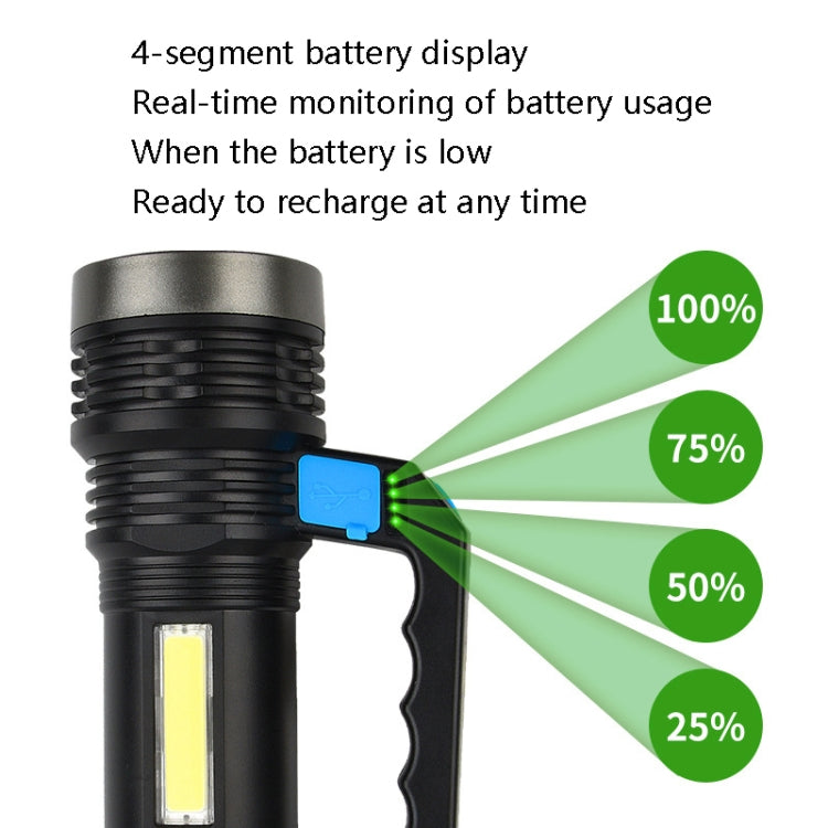 TG-TZ01601 Outdoor Search Lights Household Strong Light Flashlight Rechargeable Portable Lamp