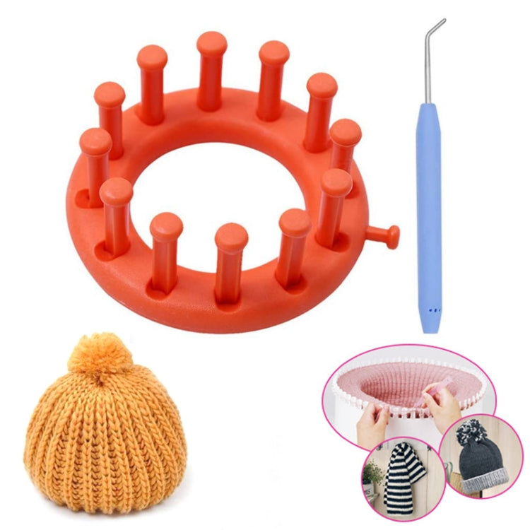 2 in 1 Circular Hand Knitting Machine Woolen Needle Hook Jacquard Weaver Sweater Hat Making Tool
