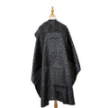 Fashion Shawl For Hair Salon With Hair Dye And Haircut, Black, White