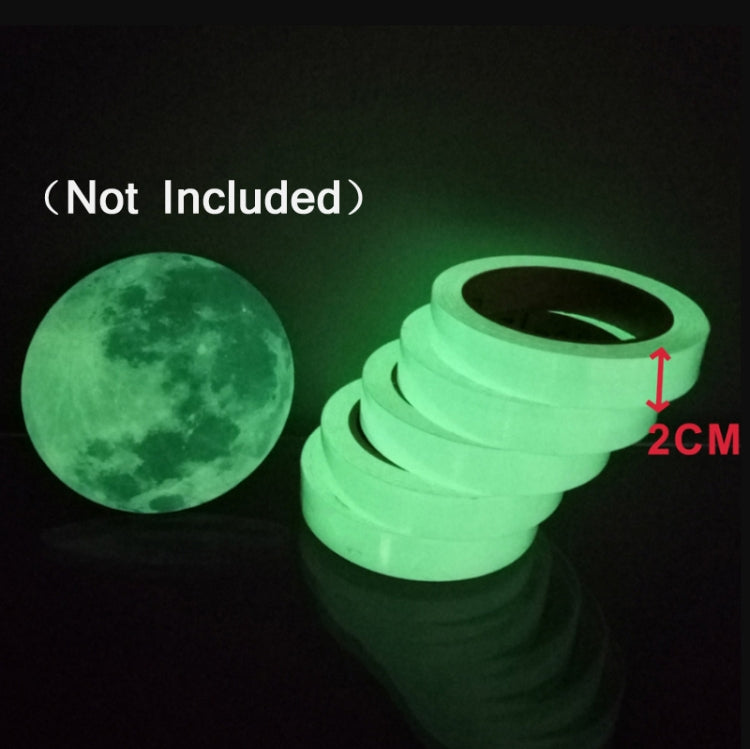 5 Rolls Home Decoration Baseboard Luminous Strip Safe Passage Warning Fluorescent Sticker, 2cmx100cm