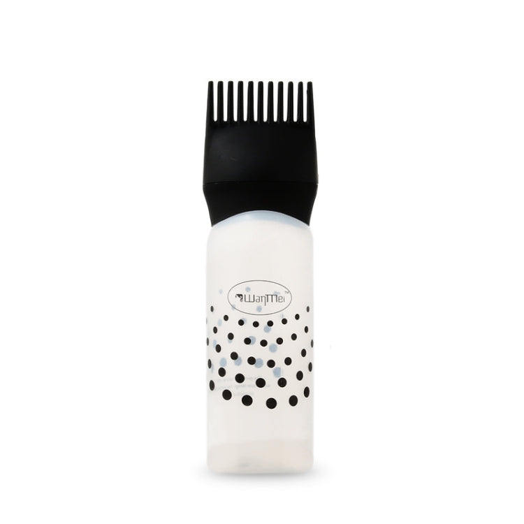 Hair Dyeing Hair Care Dry Cleaning Bottle Squeeze Transparent Rinse Scale Bottle Hairdressing Tools, Black, Blue, Pink