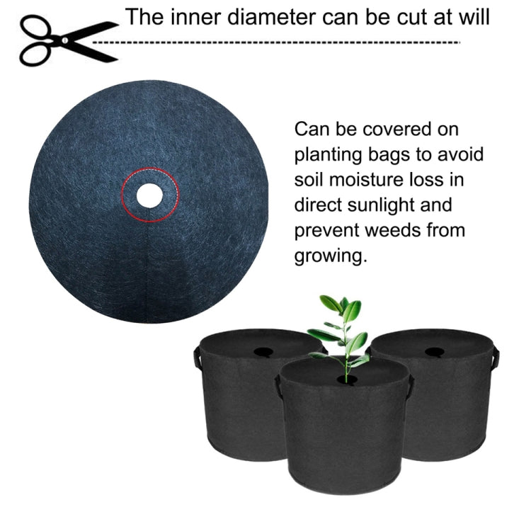 Ecological Anti-Grass Non-Woven Cloth Gardening Floor Cover Cloth Breathable Moisturizing Can Reduce Fruit Garden Film, 15x2cm, 25x3cm, 27x4cm, 32x4cm, 42x5cm, 52x6cm, 62x7cm, 72x8cm, 82x10cm