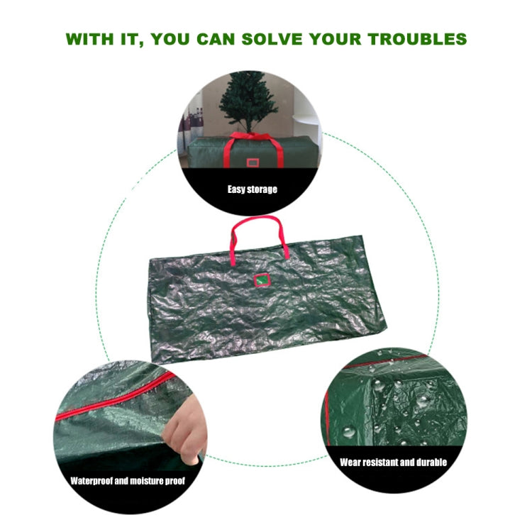 Outdoor Home Waterproof Christmas Tree Storage Bag, 165x38x76cm, 135x34x68cm, 122x34x51cm