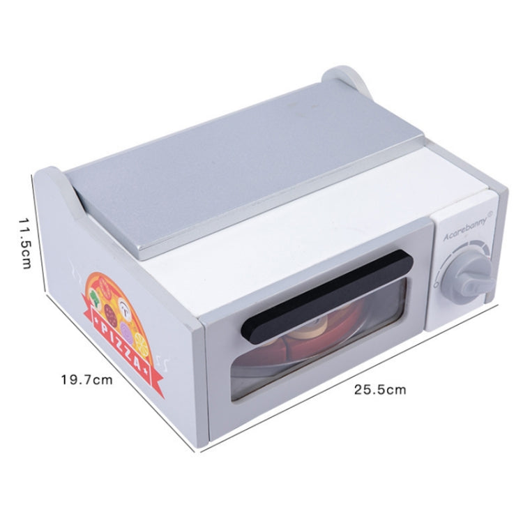 Acarebanny Wooden Simulation Barbecue Pizza Oven Children Pretend Play Toy, Acarebanny Pizza Oven