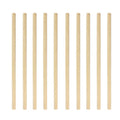 10 PCS Juice Coffee Pearl Milk Tea Natural Degradable Bamboo Straw, Style:, 20cm Flat, 20cm Oblique