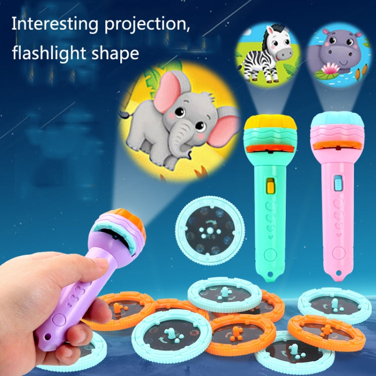 3 Sets Children Early Education Luminous Projection Flashlight, Purple + 24 Patterns, Pink + 40 Patterns, Green + 40 Patterns, Purple + 40 Patterns, Purple + 80 Patterns