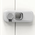 Children Anti-pinch Hand-opening Door Safety Lock, Light Gray, Green