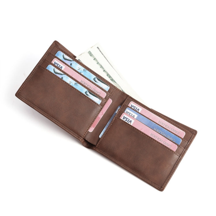 Vintage PU Leather Men Lettering Wallet, 01 To Son, 02 To Grandson, 03 To Husband