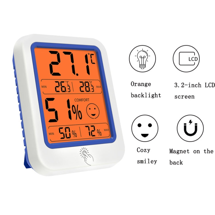 Electronic Wall-Mounted Industrial Digital Display Thermometer And Hygrometer, Display Thermometer