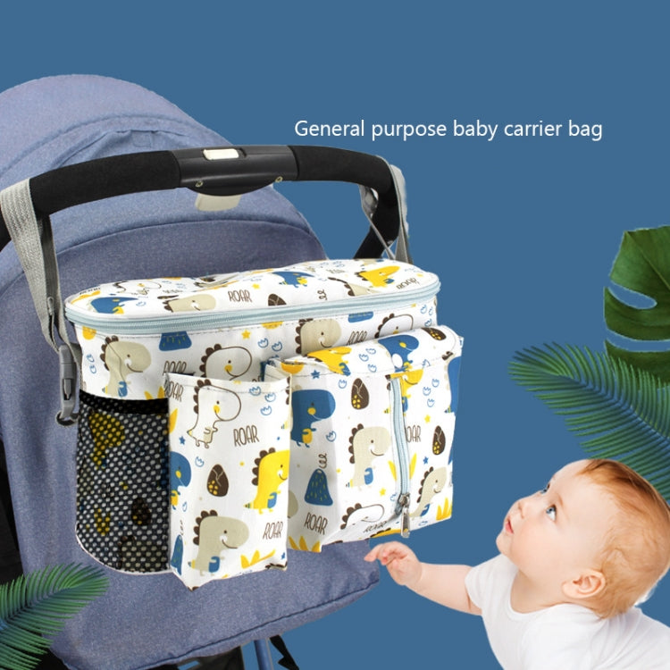 Multifunctional Baby Stroller Storage Bag, White Dinosaur, Yellow Zoo, Green Lamb, White Alpaca, Tibetan Owl, Denglin Deer, Yellow Zoo + Side Pocket, Green Lamb + Side Pocket, White Alpaca + Lateral Pocket, Tibetan Owl + Side Pocket                    ...