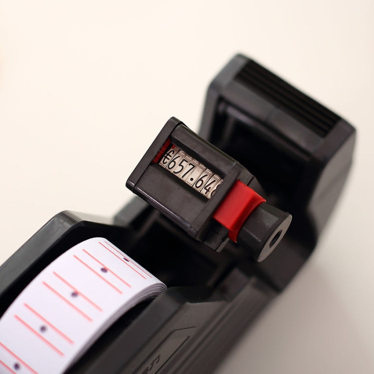 Deli 7500 Date Batch Number Handheld Label Printer, With 2 Ink Wheel +1 Roll Price Tag