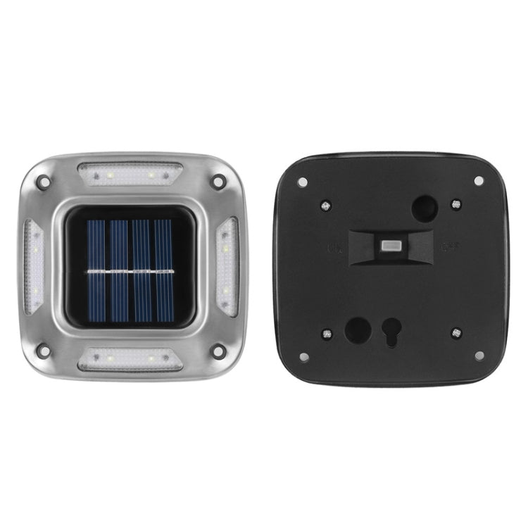 8 LED Solar Wall Lamp Outdoor Stainless Steel Buried Light, White Light, Warm Light, Colorful Light