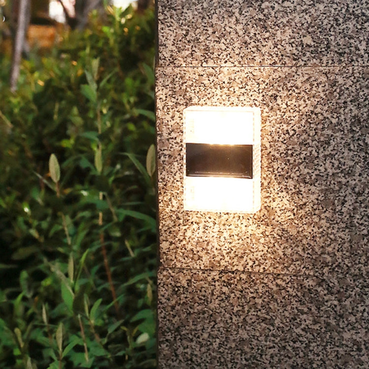 6 LED Solar Night Light Home Outdoor Decorative Garden Lamp, White Light, Warm Light, Colorful Light