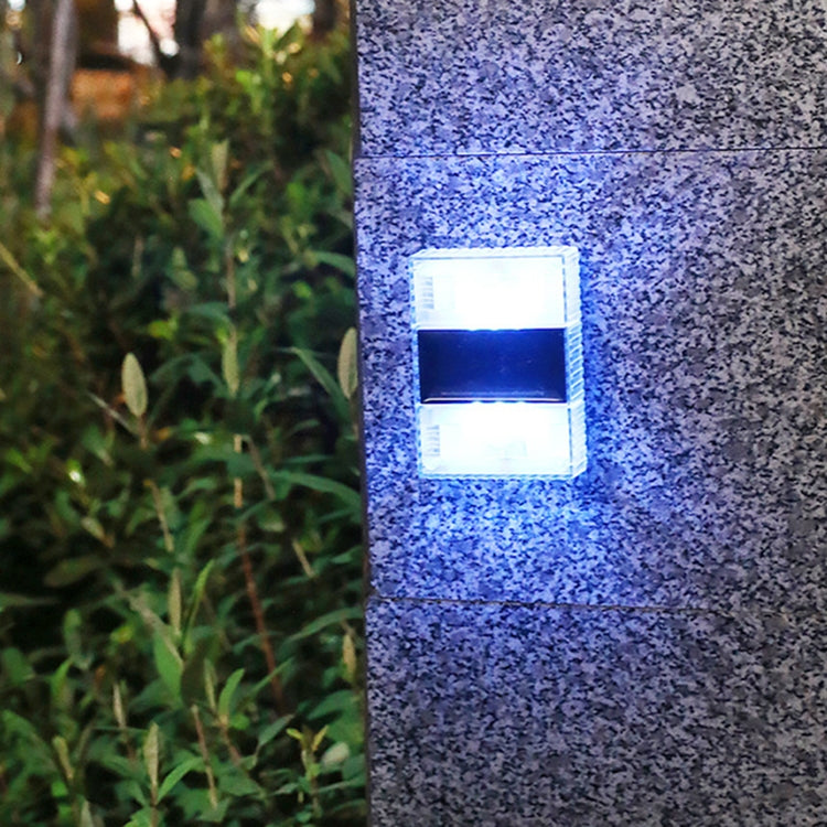 6 LED Solar Night Light Home Outdoor Decorative Garden Lamp, White Light, Warm Light, Colorful Light