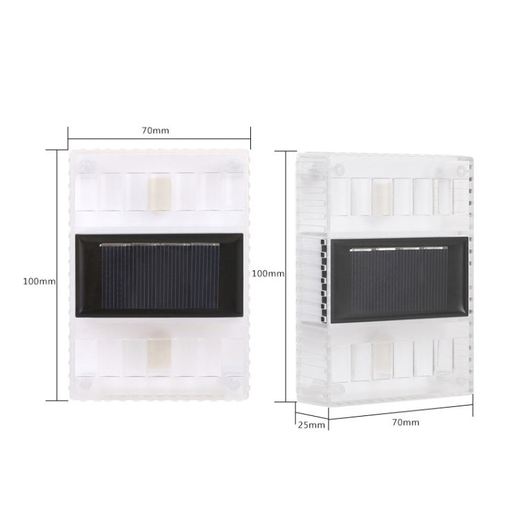 6 LED Solar Night Light Home Outdoor Decorative Garden Lamp, White Light, Warm Light, Colorful Light