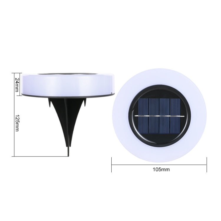 Solar Garden Waterproof Outdoor Fog Buried Lamp Stair Decoration, White Light, Warm Light, Color Light