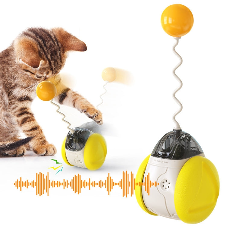 FSC-01 Electric Sounding Tumbler Cat Toy Funny Cat Ball, Yellow, Lake Blue, Green, Pink