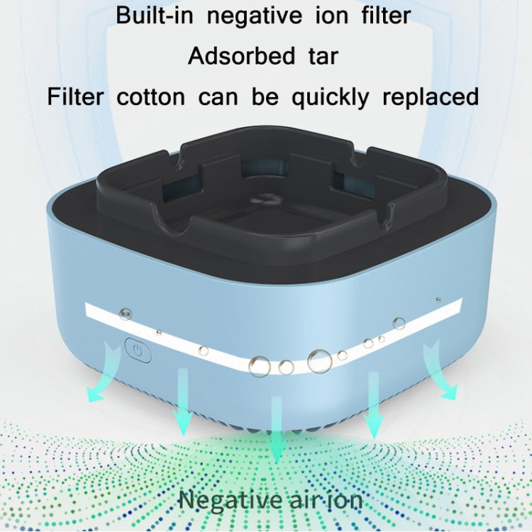 Electronic Ashtray Household Air Purifier, Fashion Ash, Fresh Green, Sky Blue