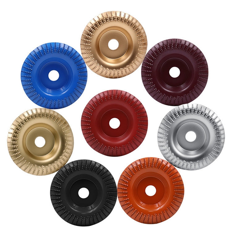 Woodworking Sanding Plastic Stab Discs Hard Round Grinding Wheels For Angle Grinders, 100mm Rose Gold Curved, 100mm Black Curved, 100mm Wine Red Curved, 100mm Orange Curved, 100mm Silver Curved, 100mm Red Curved, 100mm Blue Curved, 100mm Golden Curved ...