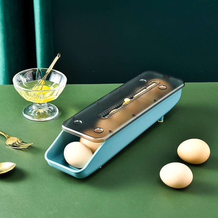 Automatically Fill The Egg Storage Box Refrigerator Fresh-Keeping Box, 1 Layers  Blue, 1 Layers Pink, 1 Layers Green
