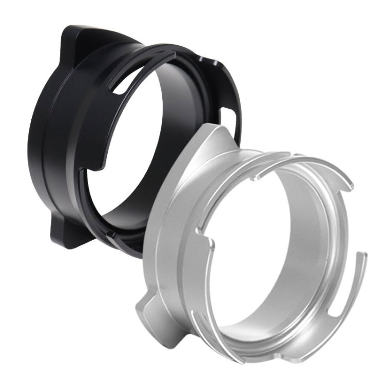 GOP8954 Alloy Coffee Powder Receiving Ring For Breville 8 Series, Black, Silver