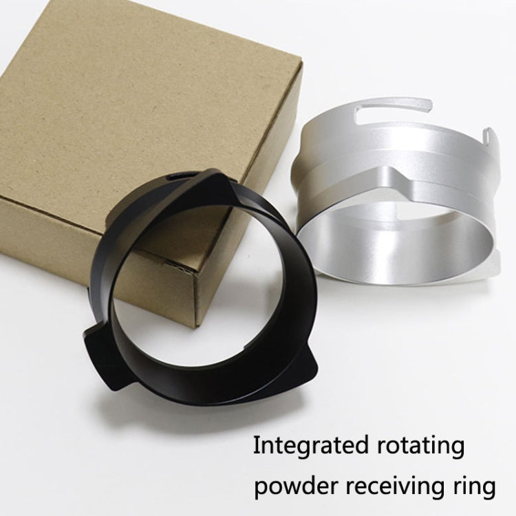 GOP8954 Alloy Coffee Powder Receiving Ring For Breville 8 Series, Black, Silver