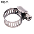 10pcs Stainless Steel Water Pipe Hose Clamp, Stainless Steel Pipe Clamp