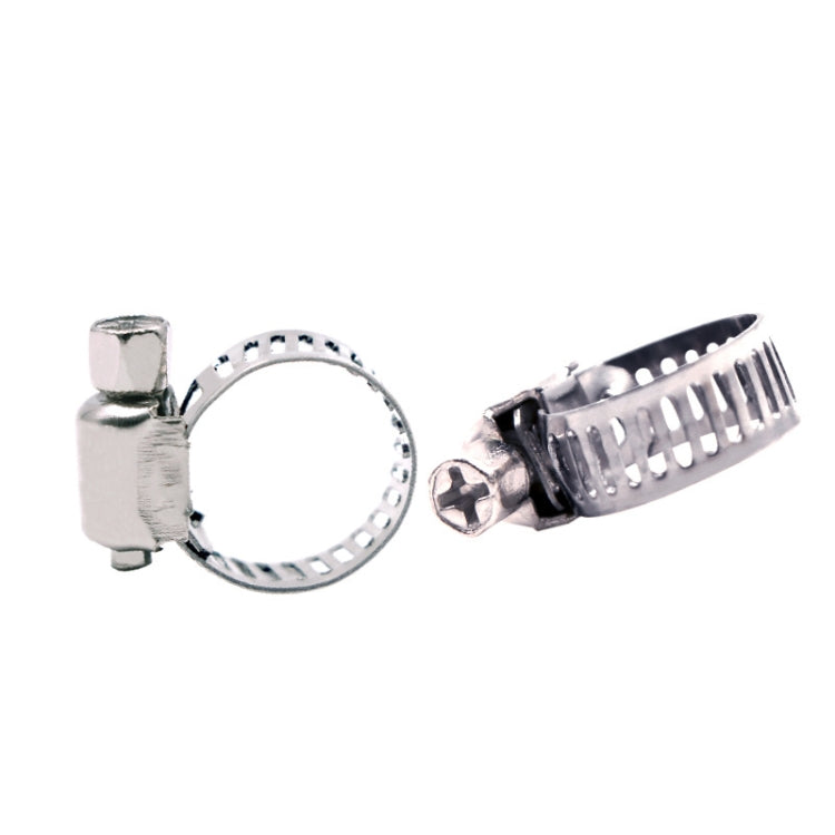 10pcs Stainless Steel Water Pipe Hose Clamp, Stainless Steel Pipe Clamp