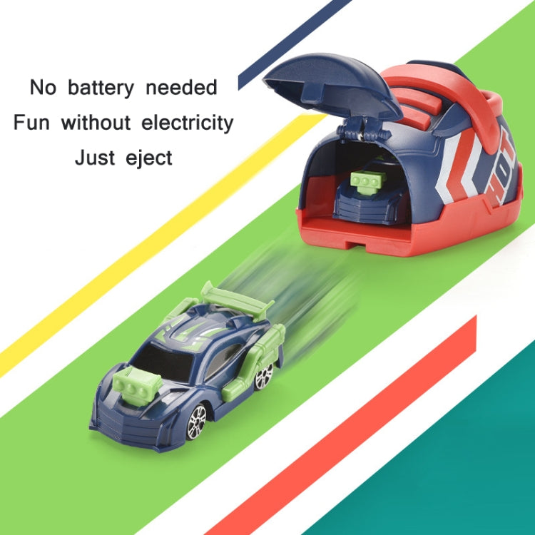 Children Competition Ejection Shoes Toy Car Set, Red, Green