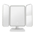 430 Three-Sided Folding LED Makeup Mirror Table Lamp, Plug-in Style, Charging Style, Three-color Light Charging Style
