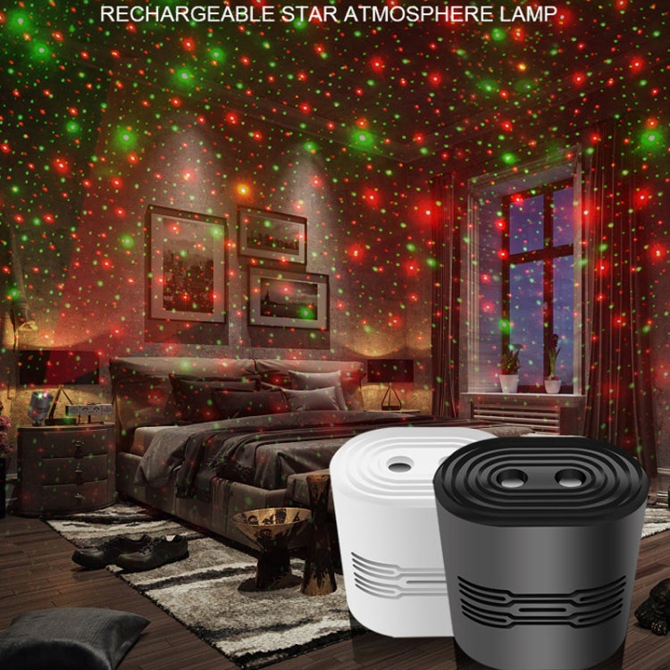 C209 USB Charge Mini Laser Stage Atmosphere Light, Single Star Style (White), 8 In 1 Style (White), 12 In 1 Style (White), Single Star Style (Black), 8 In 1 Style (Black), 12 In 1 Style (Black)