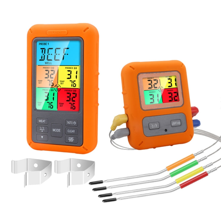 TS-TP40-X Wireless Color Screen Electronic Digital Food Thermometer, TS-TP40-X