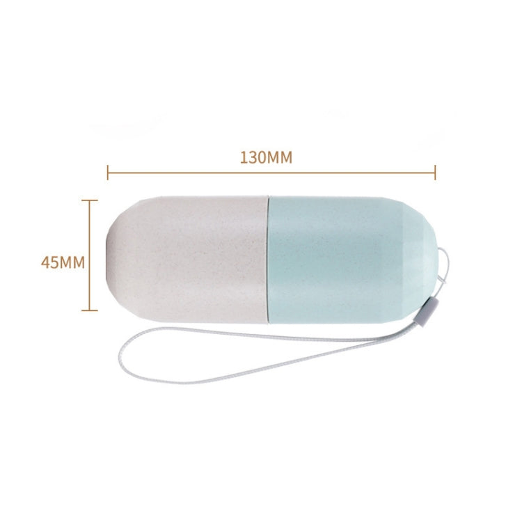 Wheat Straw Pill Storage Box Sealed 7 Days Pill Box, Pill Storage Box