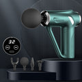 HB-008  Triangular Electric Fascia Gun Body Massage Gun, LCD Style, Button Style